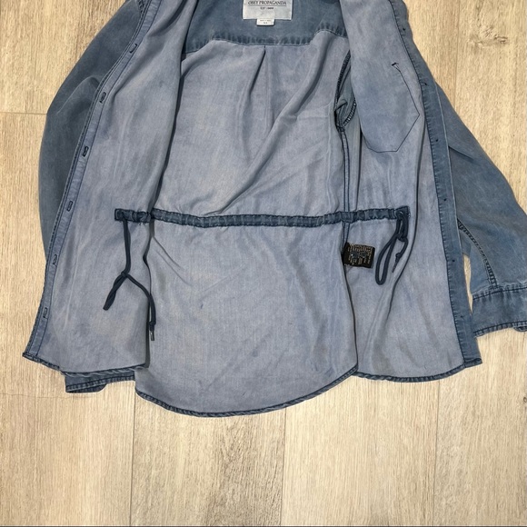 Obey Propaganda Chambray Denim Shirt- XS - Picture 6 of 11